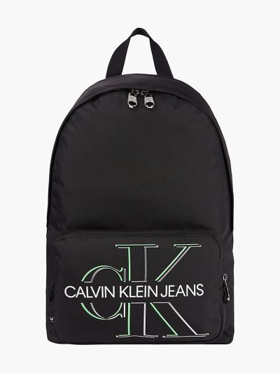 Calvin Klein Táskák & Kiegészítők HU529173 | Calvin Klein Recycled Nylon Round Férfi Hátizsák Fekete